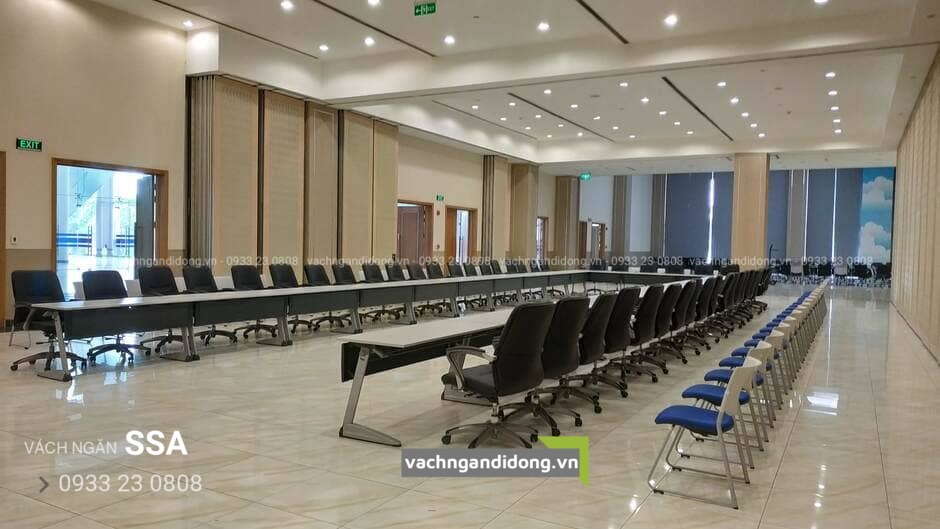 vách ngăn di động hội trường